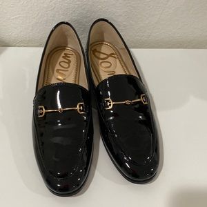 Black patent Sam Edelman Lorraine loafers
